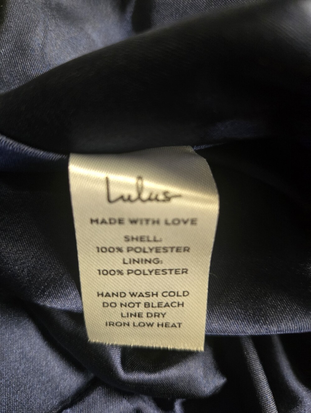 Lulus Blue Floral Wrap Floor Length Dress Size M - Picture 7 of 7